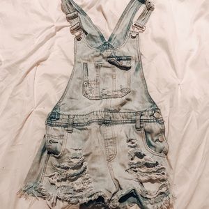 Denim overalls